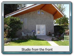 Studio from the front